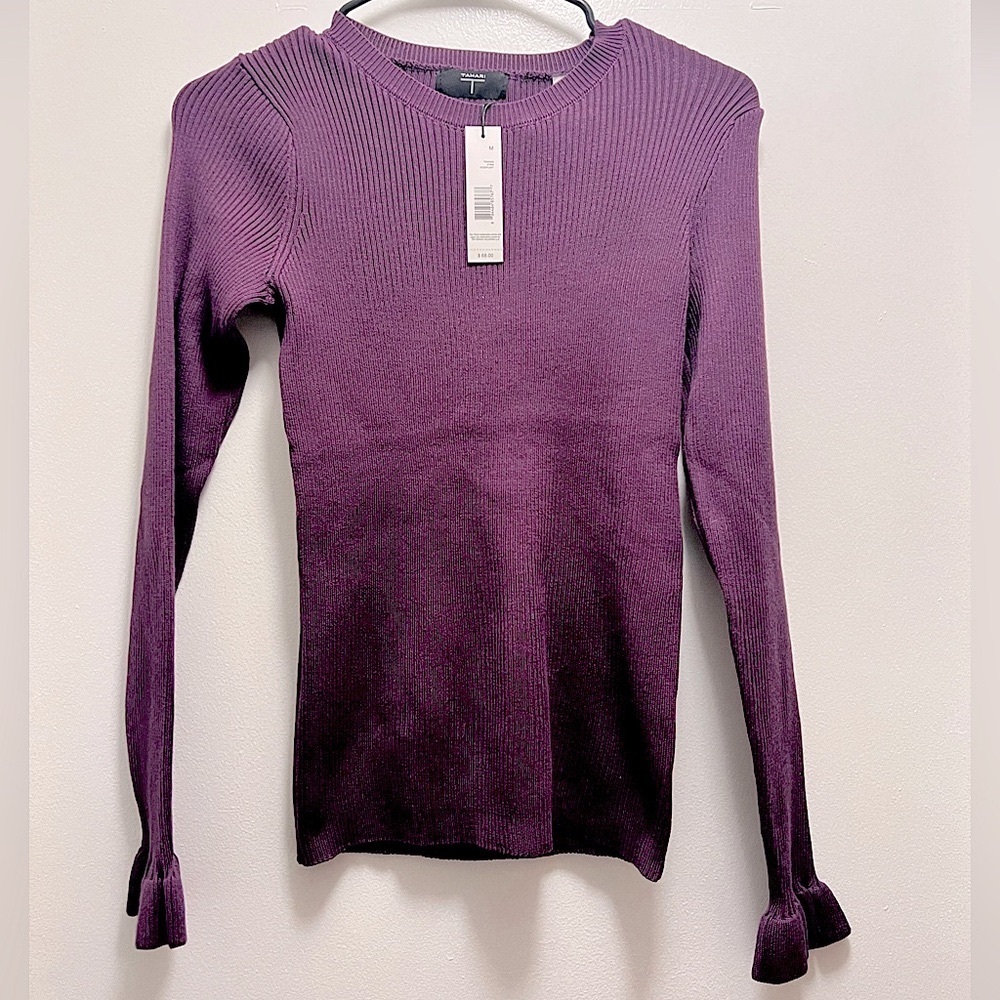 Tahari NWT Purple Women's Top, Size M